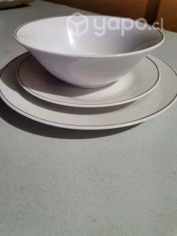 Vajilla porcelana 4/12