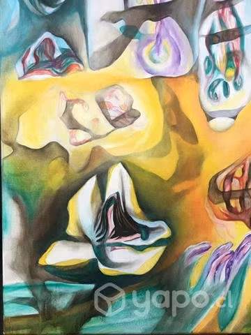 Reproducción óleo Roberto Matta, cuadros, pinturas