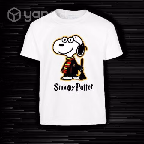 Polera Snoopy Harry Potter