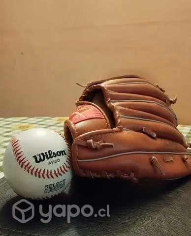 Guante y Pelota de Béisbol
