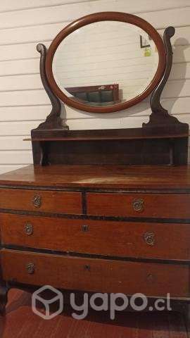 Mueble antiguo con espejo (comoda) - Imagen 3