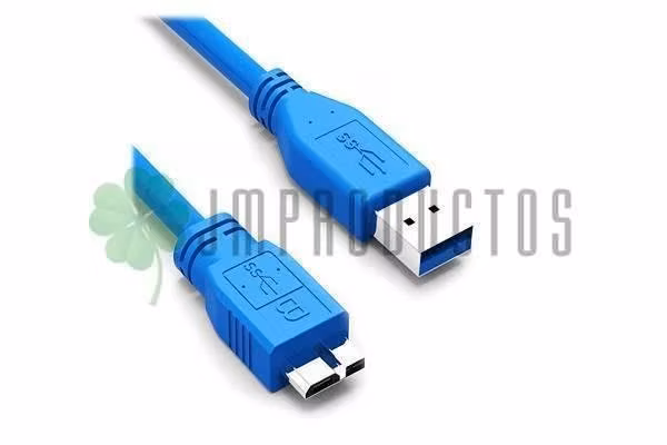 Cable Disco Duro Usb 3.0 M-h 1.5m Micro B Galaxy S - Imagen 3