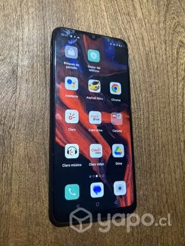 Celular con detalle oppo a15