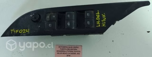 Botonera Alza Vidrio Puerta Delantera Izquierda