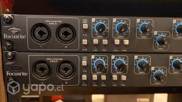 Interfaz de audio focusrite