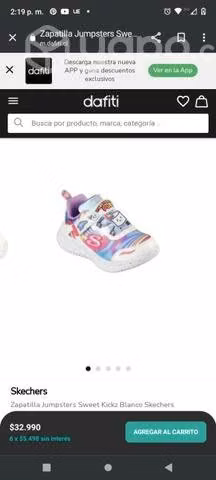 Zapatillas Skechers niña número 23