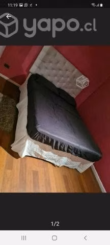Respaldo cama dos plaza