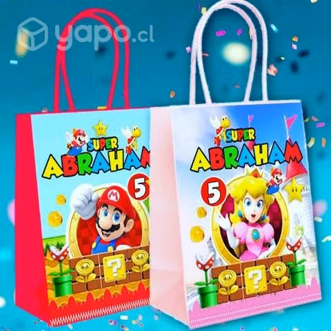 Bolsitas temáticas personalizadas para cumpleaños