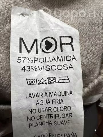 Chaleco Marca Mor Talla M Blanco Invierno - Imagen 6