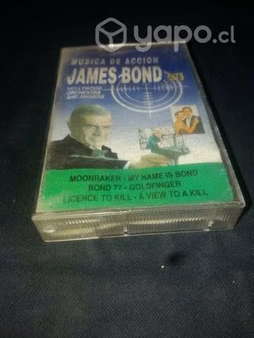 Cassette Música de acción James Bond
