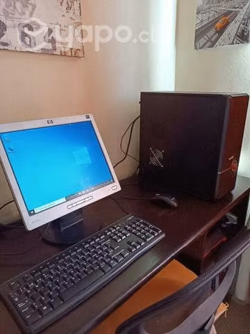 Computador gama entrada + pantalla HP +periféricos