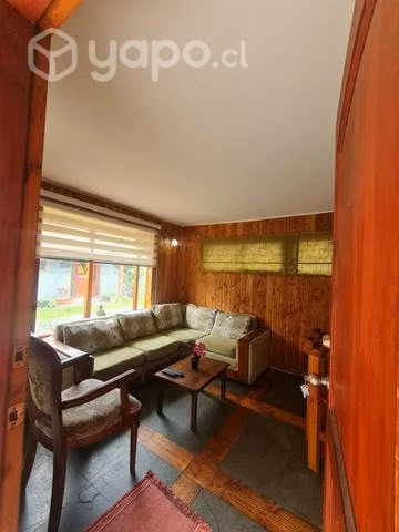 Cabaña Arriendo mensual Pucón 3 dormitorios 2 bañ