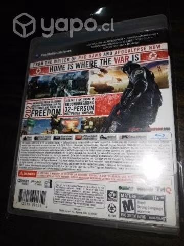 Homefront. ps3. hablado en español.