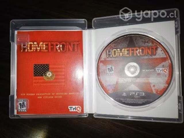 Homefront. ps3. hablado en español.