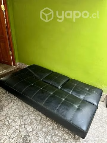 Futón 182x103x82 cm negro ,poco uso