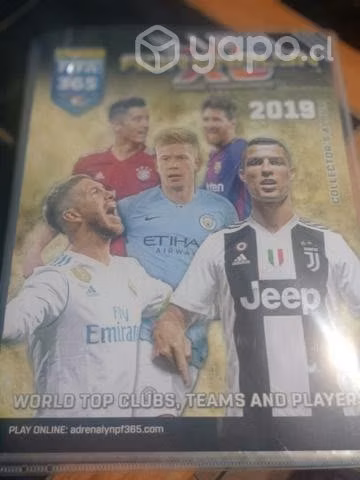 Coleccionador con 200 cartas de FÚTBOL INTERNACION