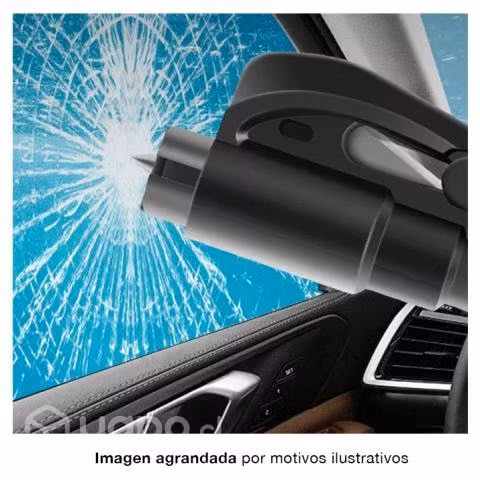 Llavero Seguridad Auto Rompe Vidrio Corta Cinturon