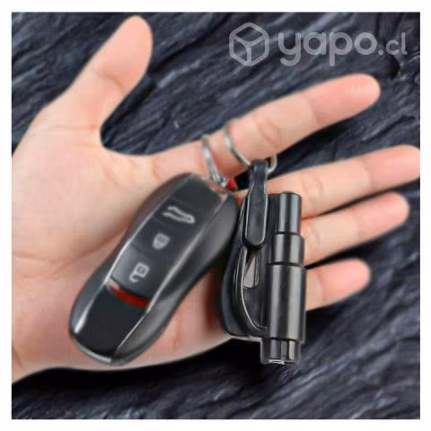 Llavero Seguridad Auto Rompe Vidrio Corta Cinturon