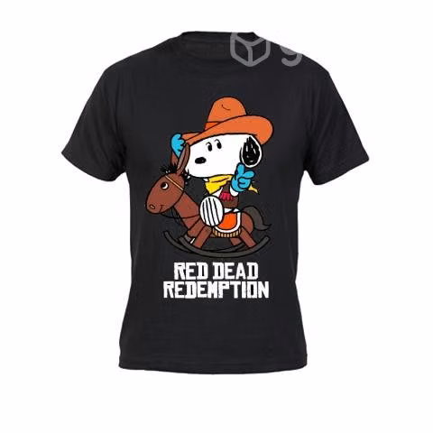 Polera snoopy red dead redemption