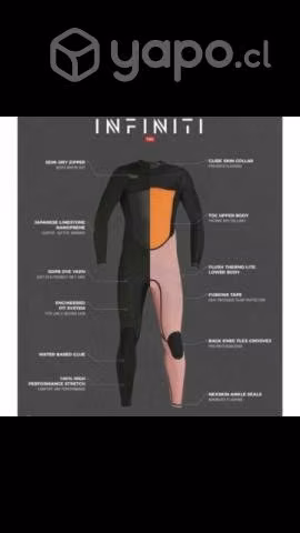 Traje de Agua Xcel INFINITI 5/4 talla MS
