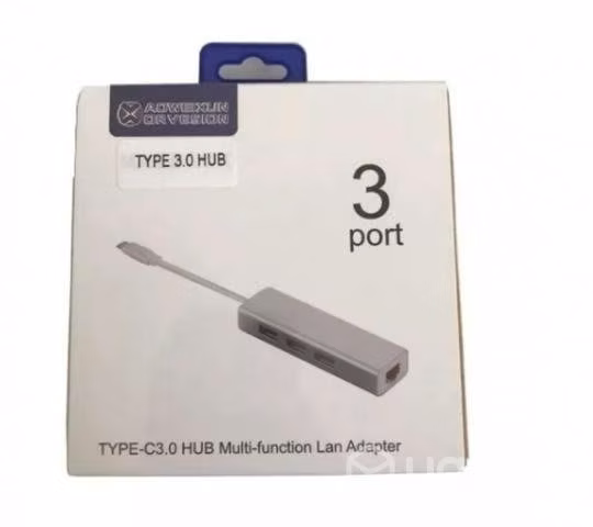 Adaptador Hub Usb-c Ethernet Red Lan Rj45 3 Usb 3 - Imagen 2