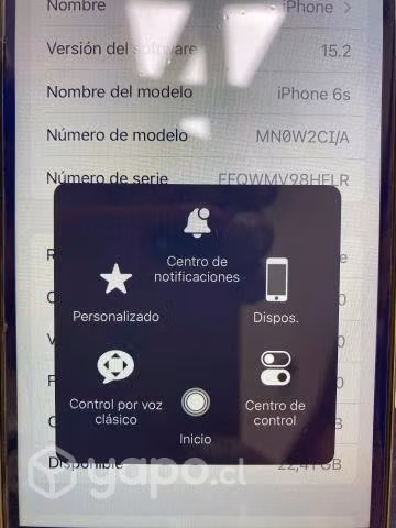 Iphone 6s modelo A1688 para repuestos