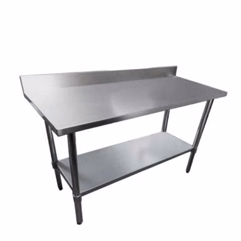 Meson O Mesa De Trabajo En Acero Inoxidable De 90x