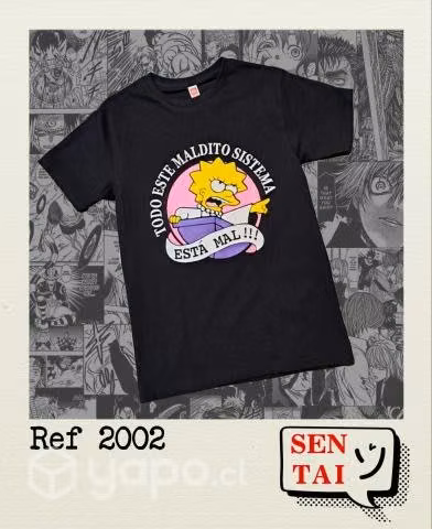 Poleras con diseños variados 100% algodón - Imagen 3