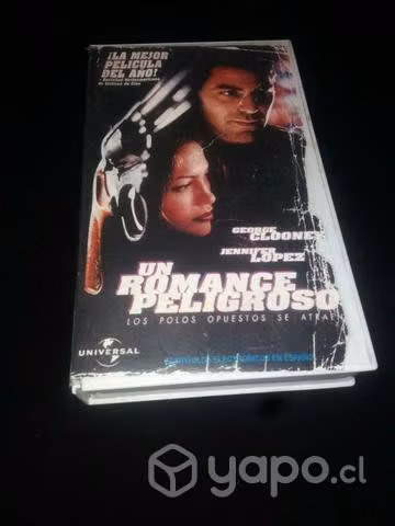 Película Un romance peligroso vhs