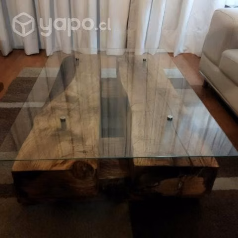Mesa de durmiente roble