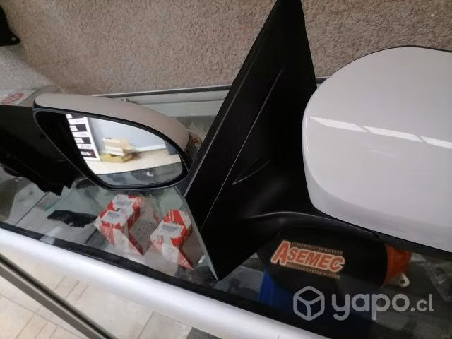 Espejos eléctricos 2014-2017 blanco c/intermitente