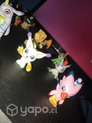Set de 10 figuras digimon excelente calidad