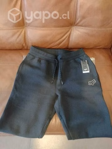 Pantalon Lifestyle Lay Lo Fleece Negro Fox