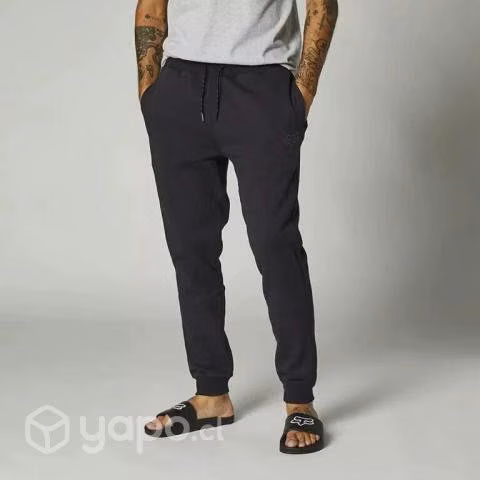 Pantalon Lifestyle Lay Lo Fleece Negro Fox