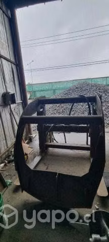 Garra maderera para cargador frontal