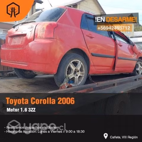 Radiador calefaccion toyota corolla 2006