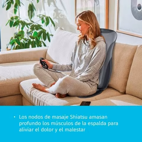 Asiento Masajeador Shiatsu Espalda Inalámbrico - Imagen 2