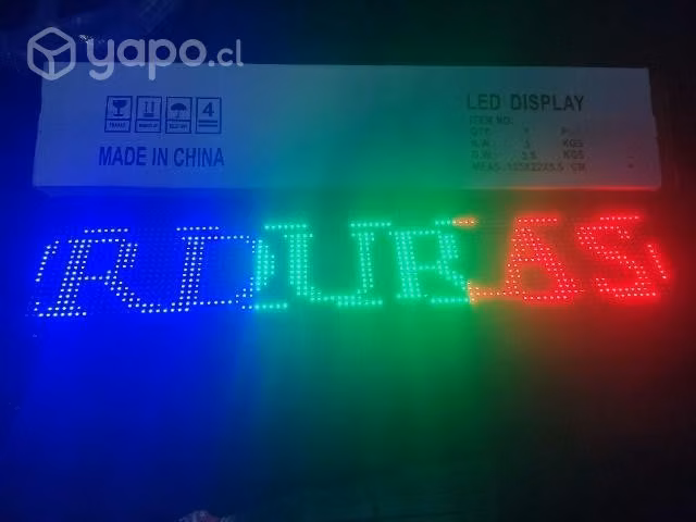 Letrero led RGB negociable