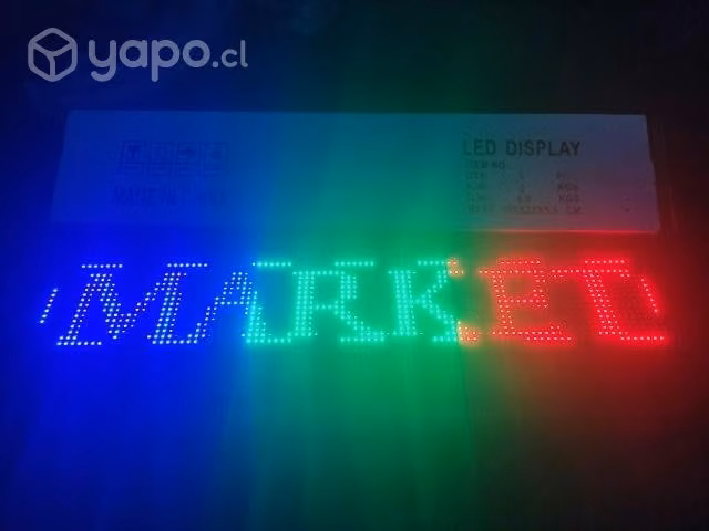 Letrero led RGB negociable
