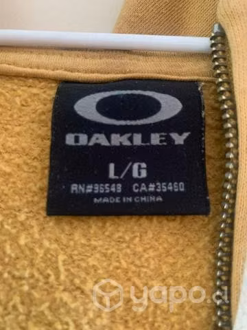 Polerón Oakley talla L con cierre - Imagen 4