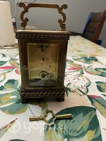 Reloj Inglés de Carruaje 8 días cuerda 1856