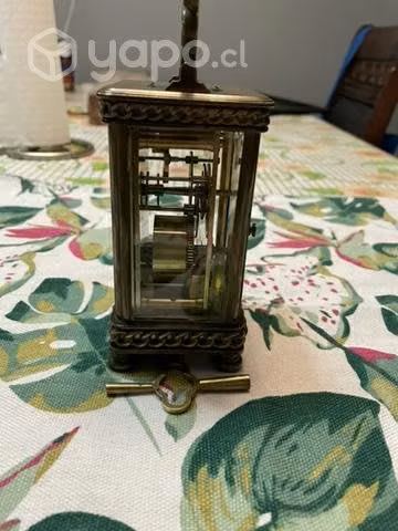 Reloj Inglés de Carruaje 8 días cuerda 1856