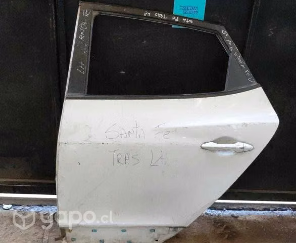 Puerta trasera izquierda hyundai santa fe