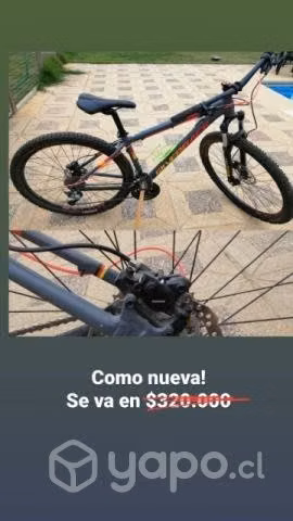 Bicicleta aro 29 conversable