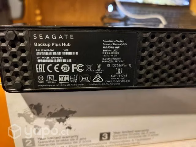 Disco duro externo Seagate 10 TB, USB 3.0 - Imagen 3