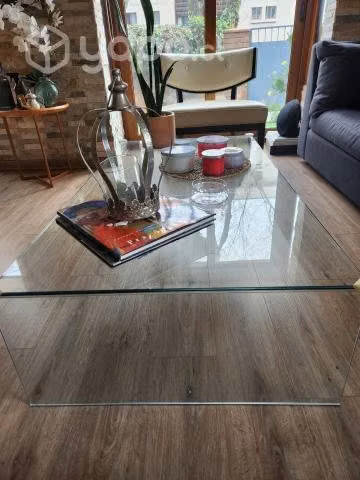 Mesa de centro vidrio