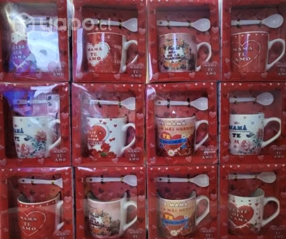 Taza cerámica feliz día mamá