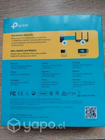 Usb adaptador tp link wifi mini wireless tl-wn823n - Imagen 4