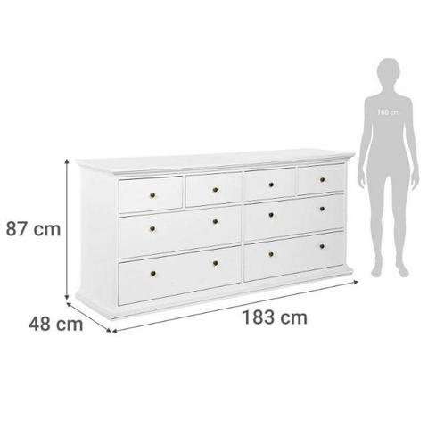 Comoda Paris 8 cajones - Imagen 2