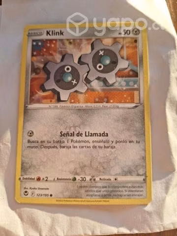 Carta pokémon Klink